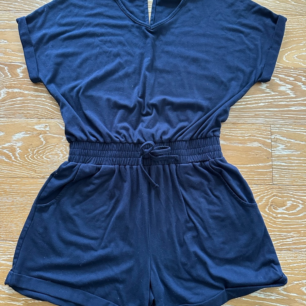 Habitual Navy Blue Short Jumpsuit Size 14 Girls
